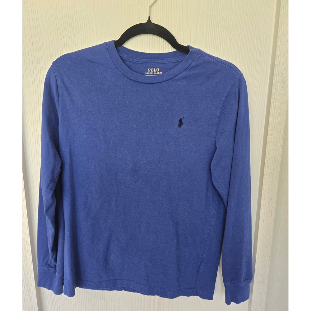 Polo Ralph Lauren Blue Long Sleeve T-Shirt XS/S Preppy Classic Coastal Old Money